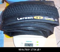 Maxxis Larsen TT 2007 : 427gr