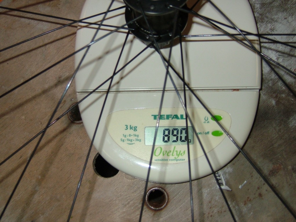 Bontrager Race X Lite Disc 2007 : 890gr