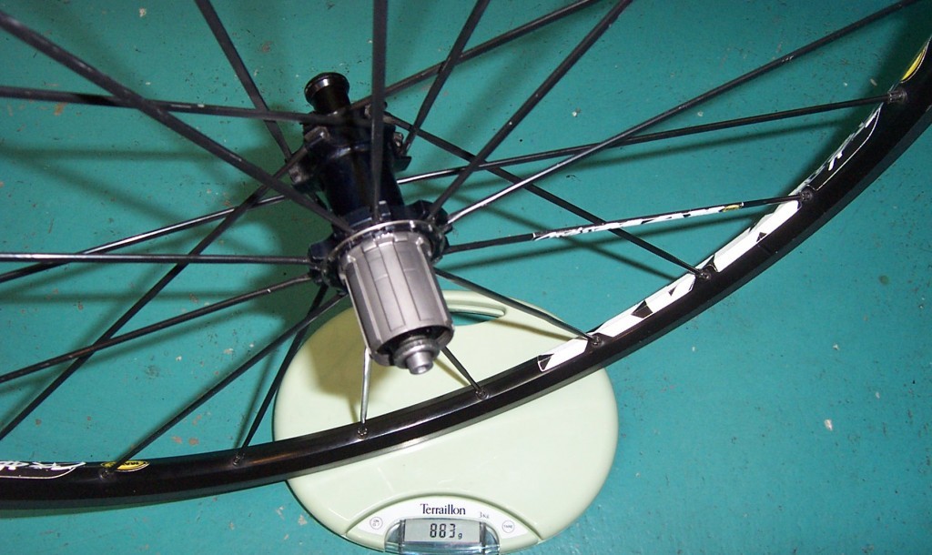 Mavic Crossmax UST 2000 : 883gr