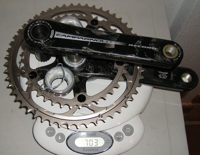 Campagnolo Record Ultra Torque 2007 : 703gr