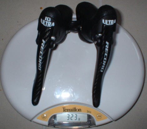 Campagnolo Record Ultra 10 2004 : 323gr