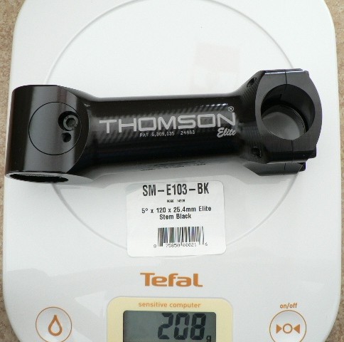 Thomson Elite vtt 2006 : 208gr