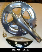 Shimano Dura-Ace 7800 2006 : 677gr