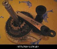 Shimano XTR FC-M970 2007 : 785gr