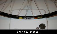 Mavic XC717 Disc / DT 240S Disc 2006 : 712gr