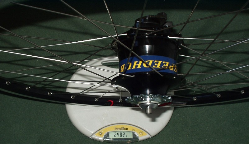 DT Swiss XR4.1 / Rohloff 2006 : 2482gr