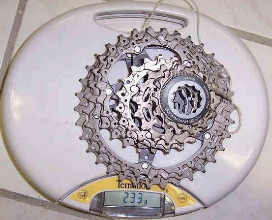 Shimano XTR M952 1999 : 233gr