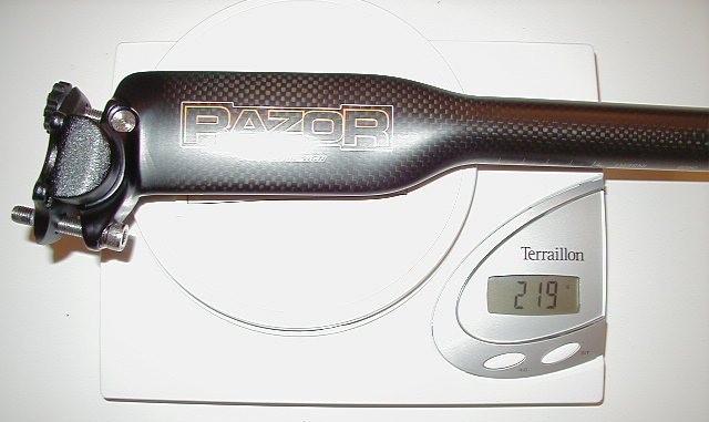 Profile Razor carbon 2007 : 219gr