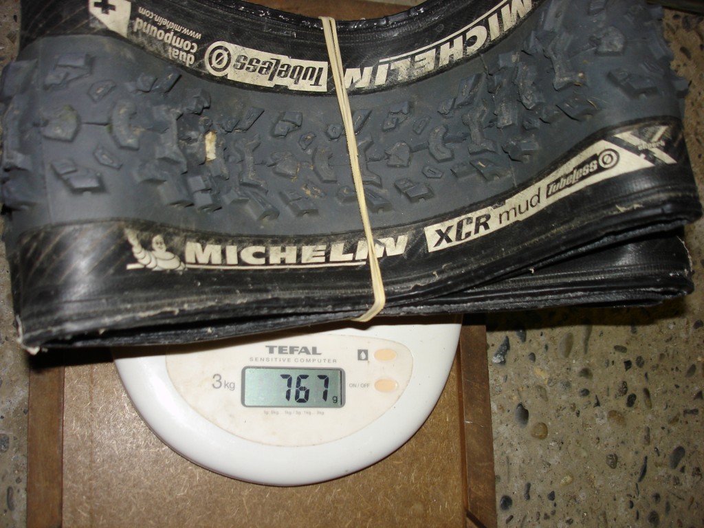 Michelin XCR MUD 2005 : 767gr