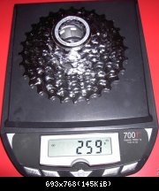 Shimano XT M737 2000 : 259gr