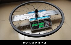 Carbonfan front wheel 561g